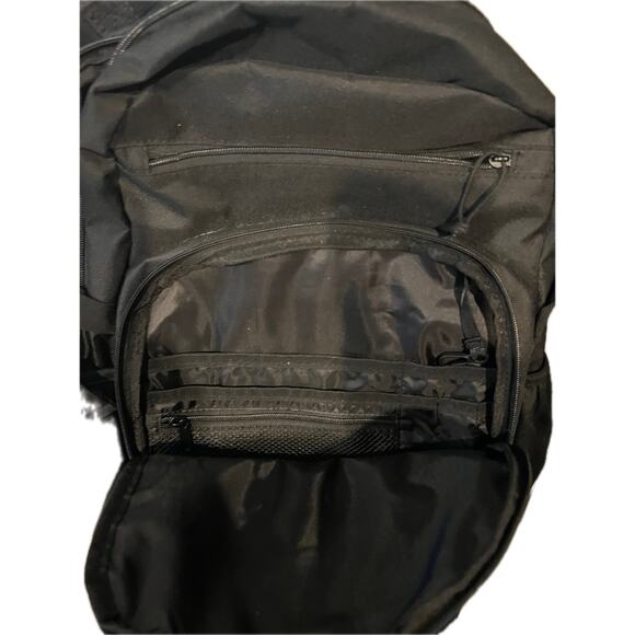Generic Black Canvas Tactical Backpack - Picture 3 of 4